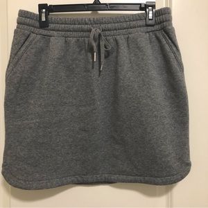 Skirt “sweatpant material”